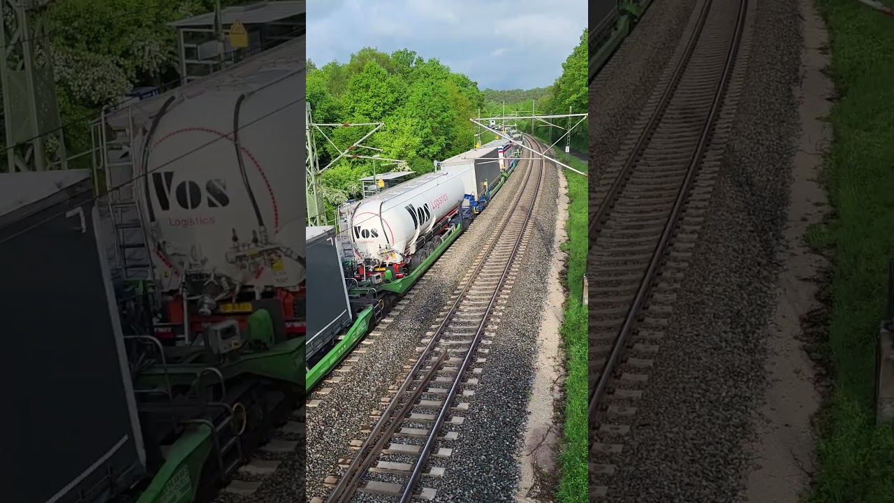 HELROM KLV-Zug Richtung S&uuml;den #trainspotting #railtrack #train #railway #freighttrain #helrom