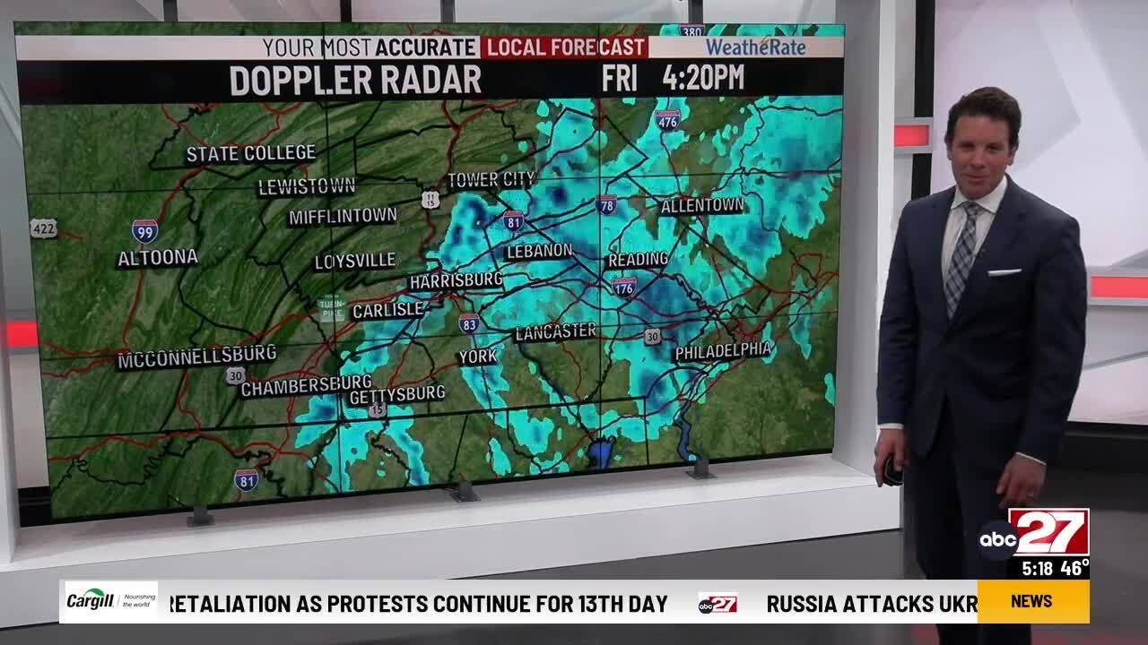 Eric's Friday PM forecast update