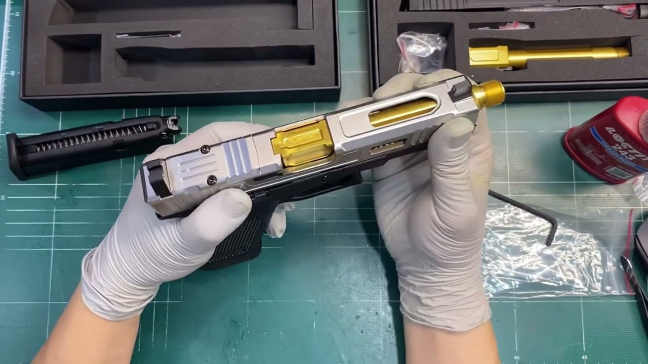 [건탱크] VFC 글록G17/G19/G45 GBB용 메탈슬라이드 4종 장착리뷰