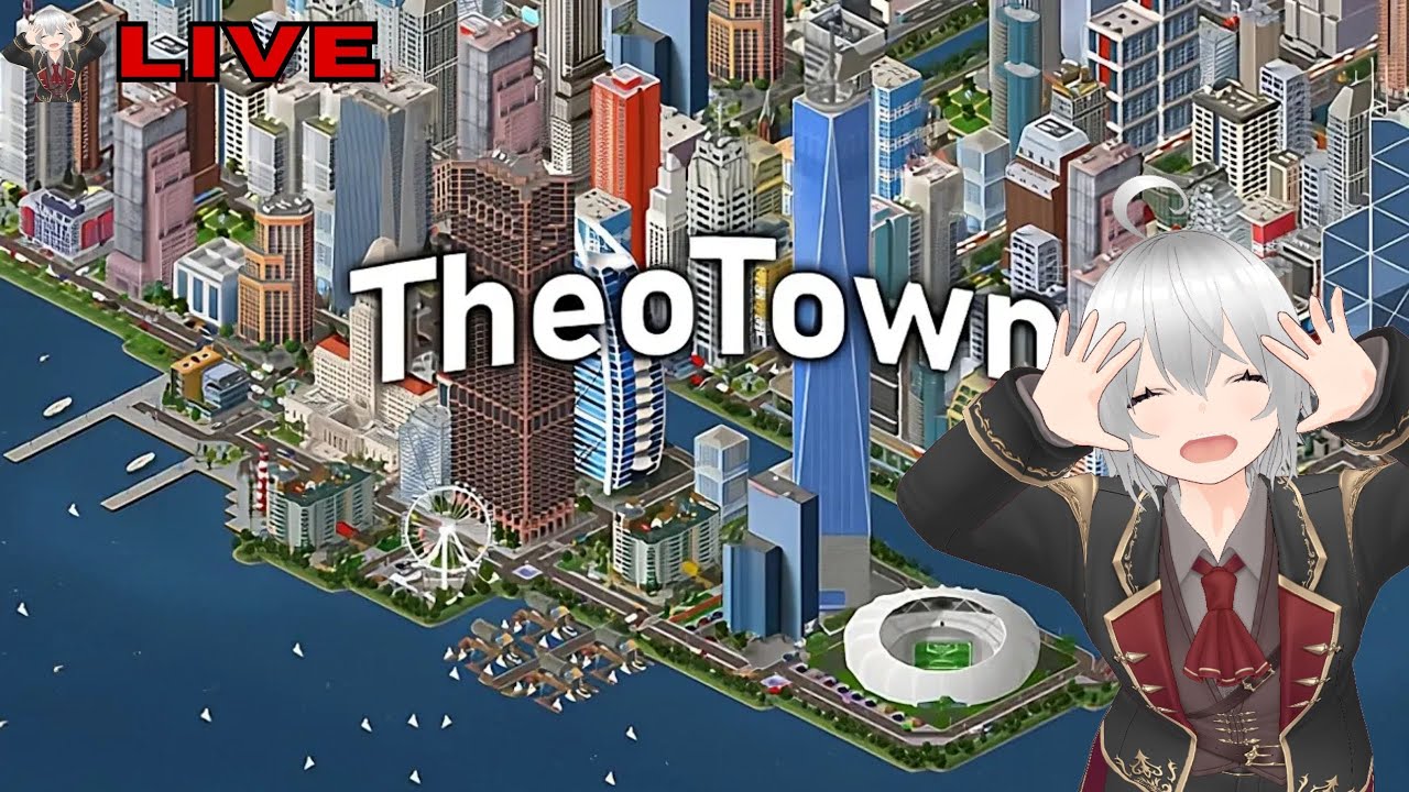 🔴LIVE 【THEOTOWN 】| BUKA LAPANGAN KERJA SUSAH?? RAKYAT SUSAH? DI SINI BERBEDA!!! (HARD) #9