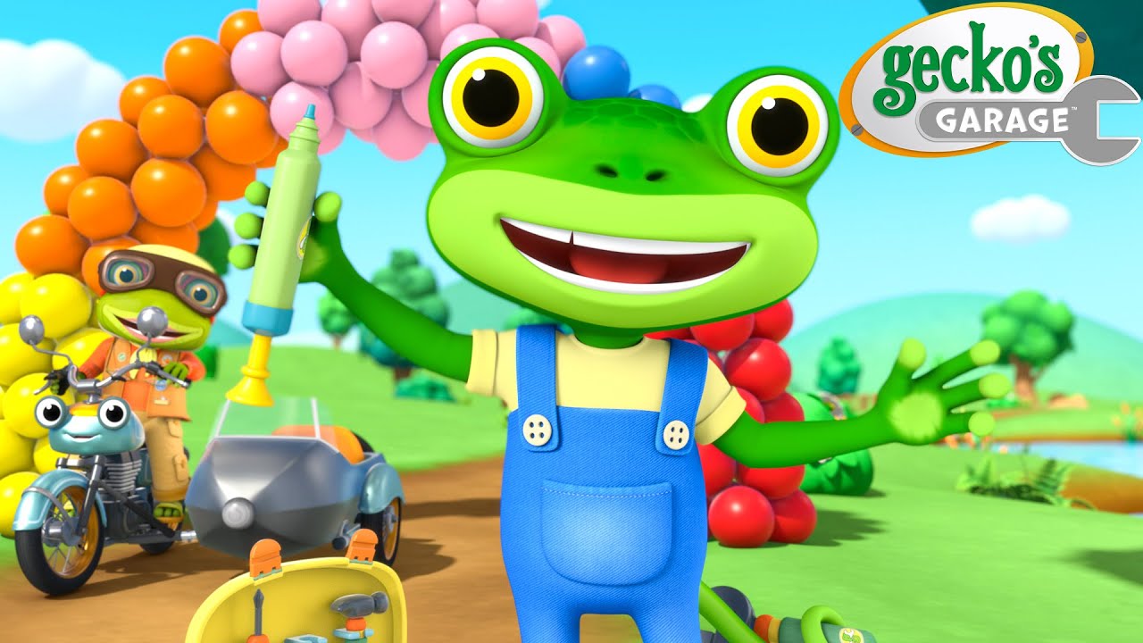 Grandma Gecko's Motorcycle Race 🏍️ | Gecko's Garage 🚚 | Cartoons For Kids | Toddler Fun Learning