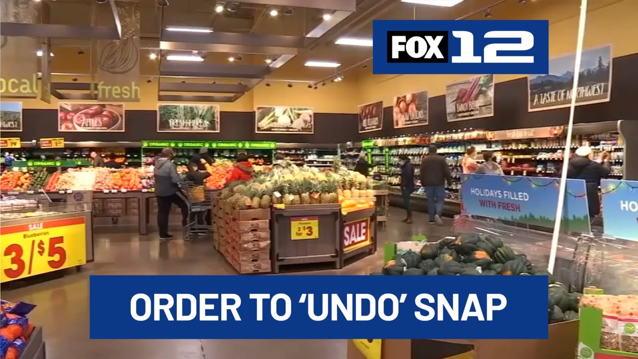 Despite Trump admin order to &lsquo;undo&rsquo; SNAP benefits, Oregon says state won&rsquo;t take back money