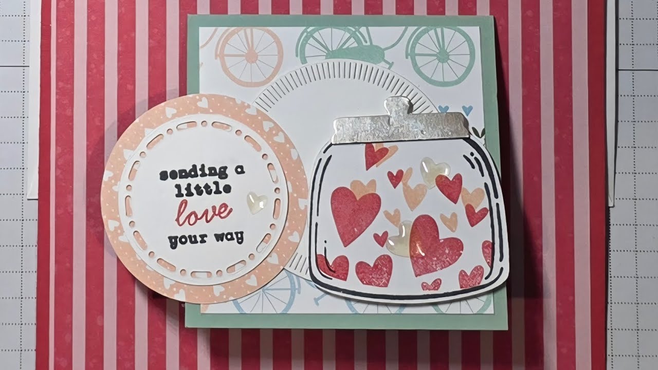 Mini Fun Fold Jar of Love Card