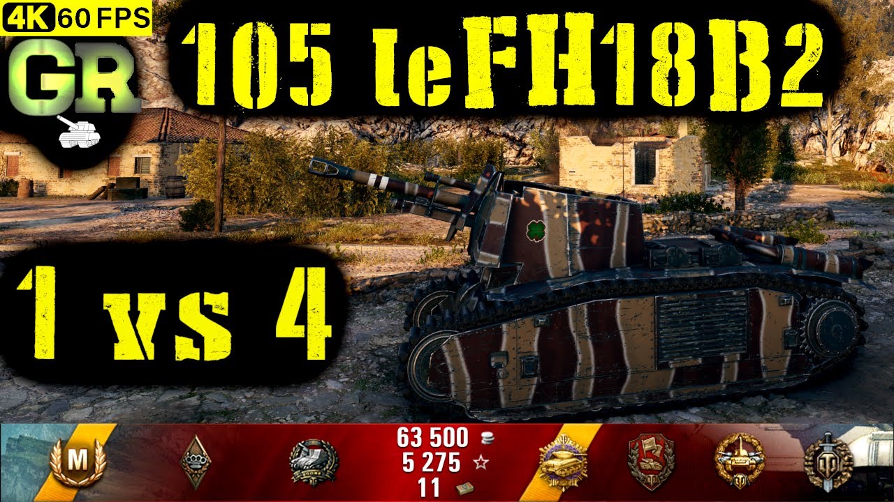 World of Tanks 105 leFH18B2 Replay - 12 Kills 2.9K DMG(Patch 1.4.0)