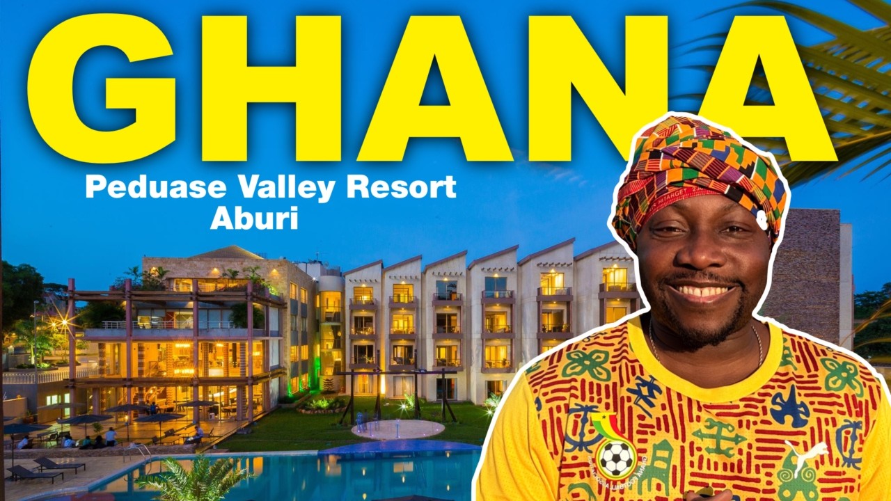 GHANA'S MOST STUNNING HOTEL IN THE MOUNTAINS | ABURI PEDUASE | GHANA TRAVEL VLOG