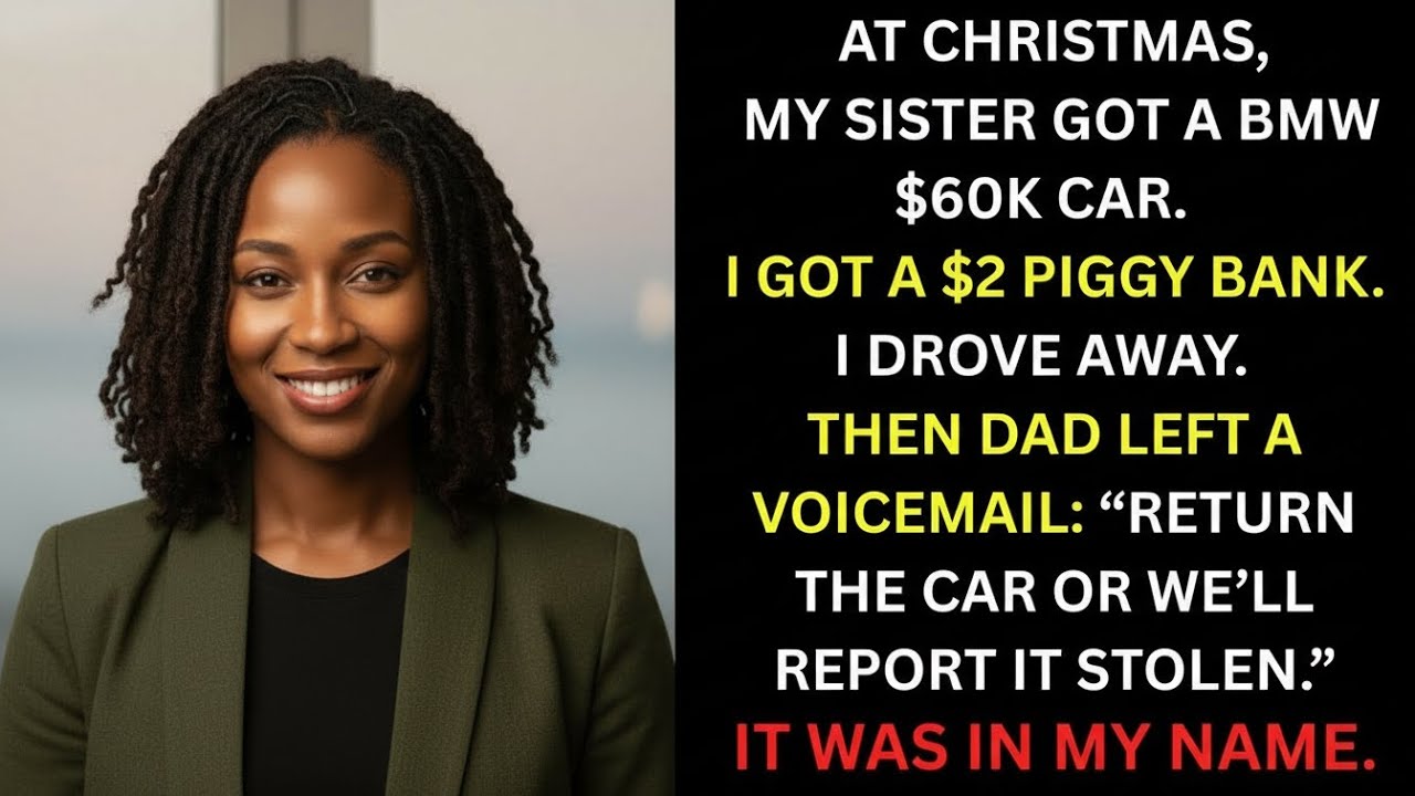 My Parents Gave My Sister a BMW with a Red Bow. I Got $2. So I Left and Blocked Them at 2AM