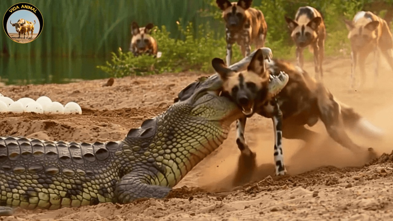 África Salvaje – La Brutal Lucha por la Supervivencia del Perro Salvaje #animales