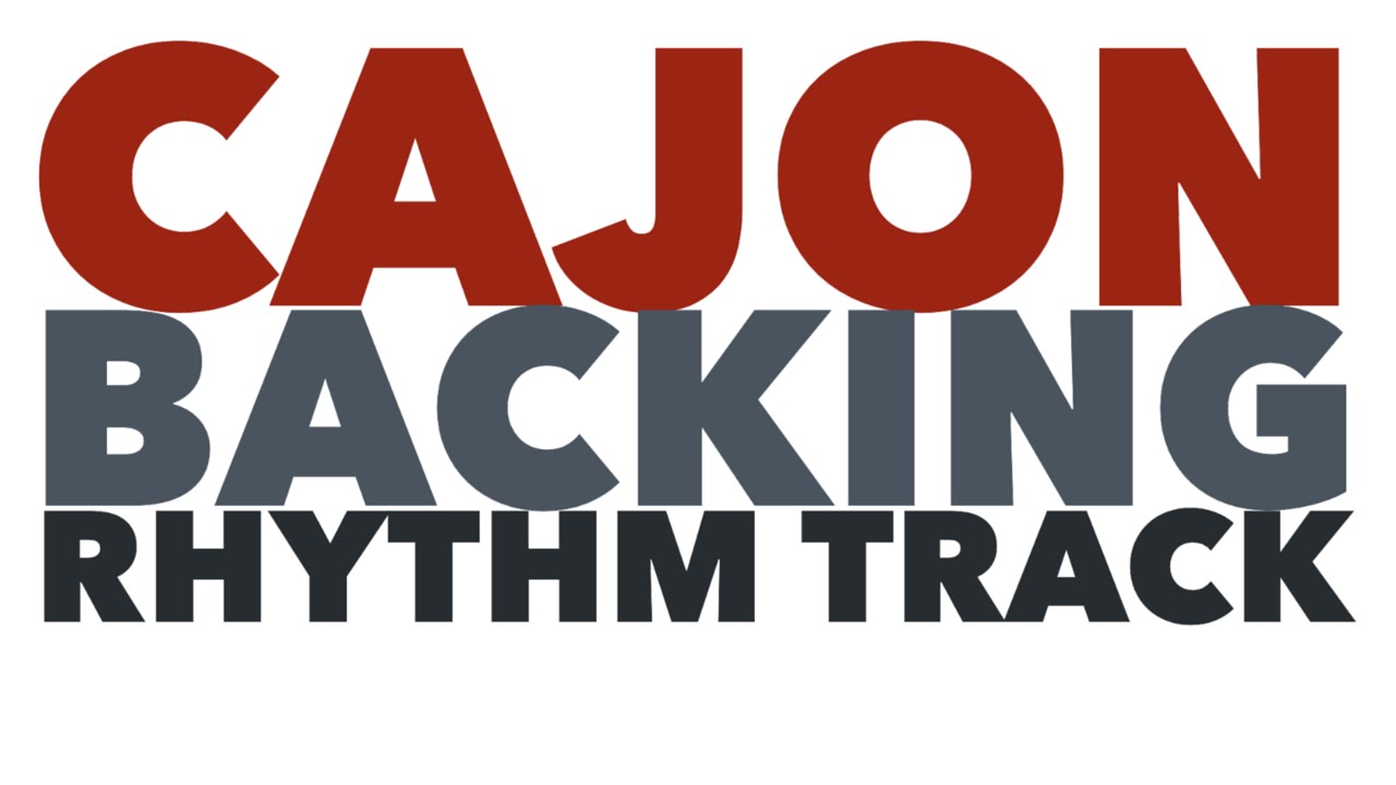 Cajon Backing Track 120 BPM  (Cajon Beat 10)