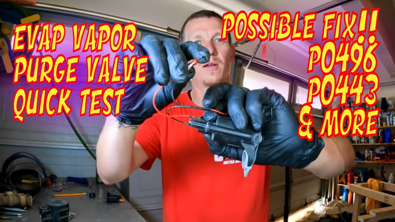 ⫷ How to Test Emissions Vapor Purge Solenoid . Quick Testing and Info. Engine codes P0496, P0443,  ⫸