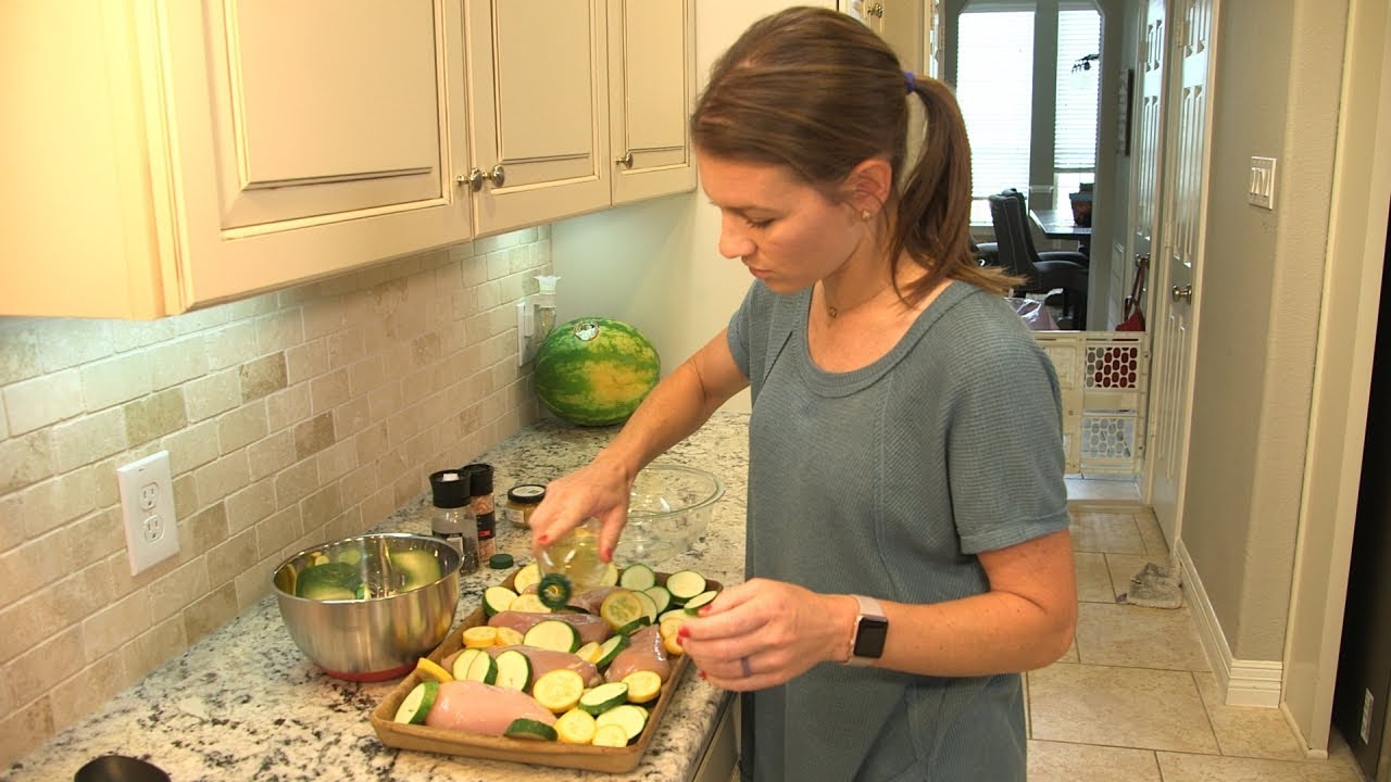 Need A Healthy Meal Idea In A Pinch? Try Danielle Busby's Chicken And Vegetable Bake!