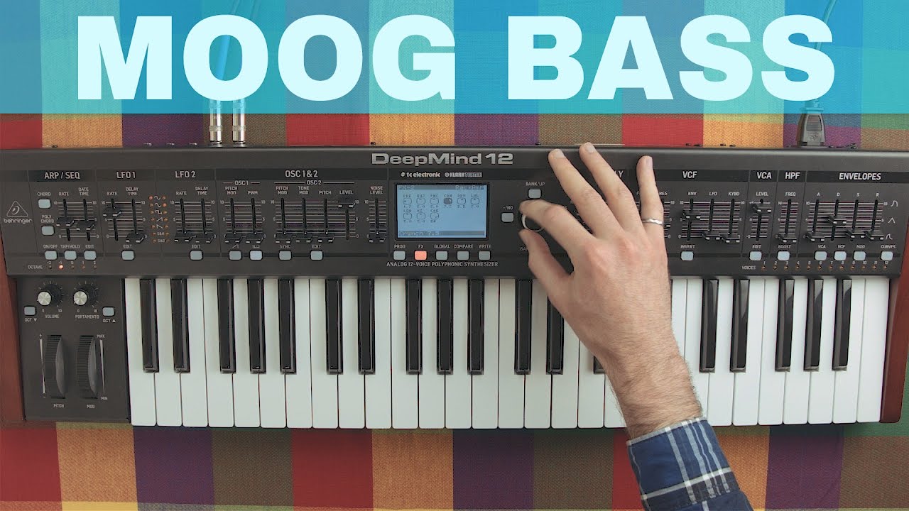 BEHRINGER DEEPMIND 12 MOOG BASS SOUND DESIGN TUTORIAL ~ Synthesize This! Ep.17