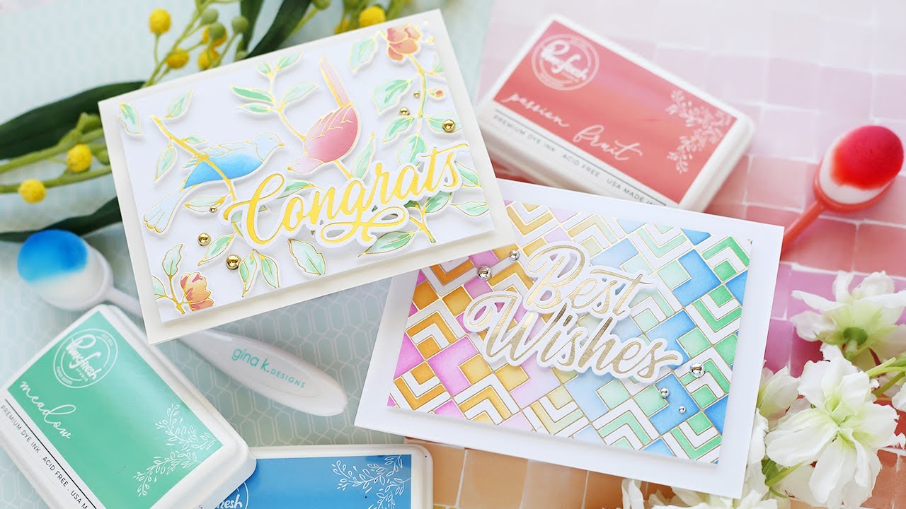 Pinkfresh Studio February 2022 Stamp, Die, Stencil, and Hot Foil Release