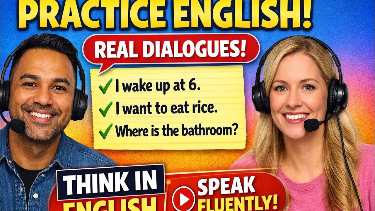 Practice English With Real Dialogues | Speak Without Translating | A2