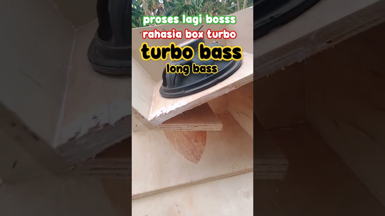 box speaker turbo bass 12