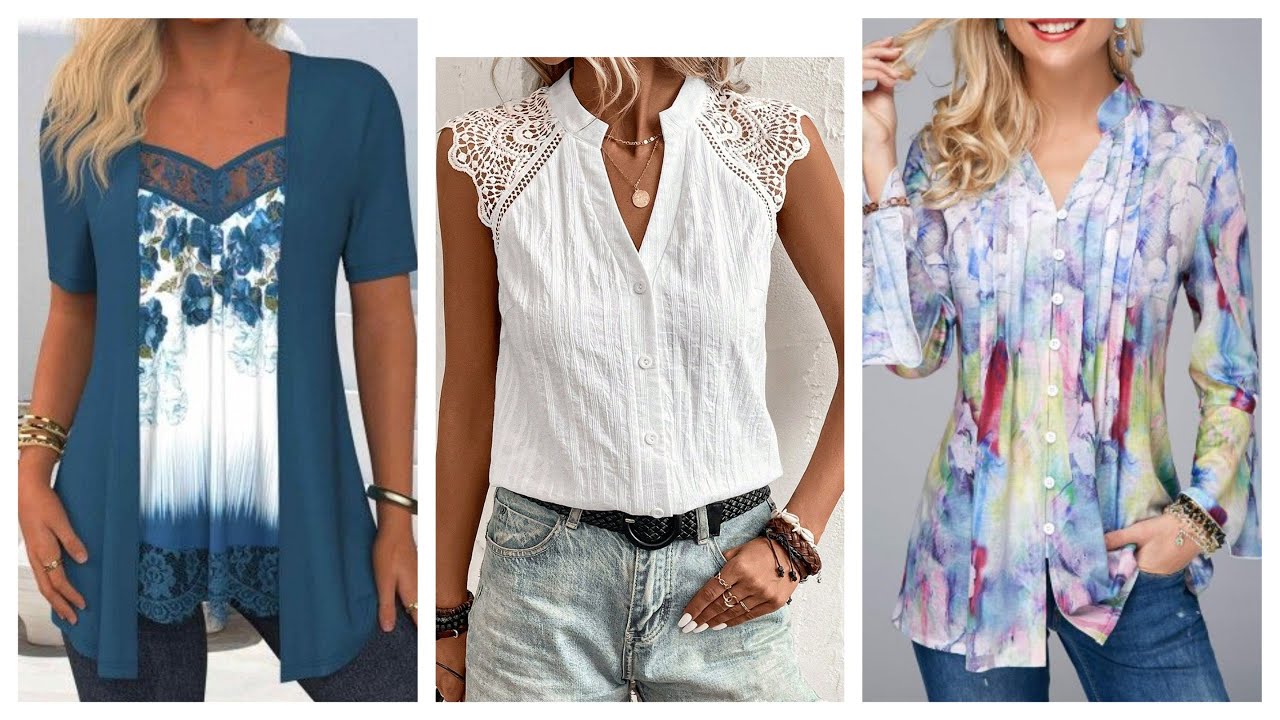 BLUSAS DE MODA PARA MUJERES 2025 #topideas