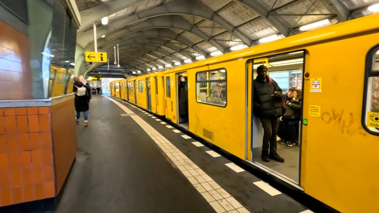 Berlin U-Bahn U3 Ride - Kottbusser Tor to Hallesches Tor | 1 Escalator | Germany | 14/11/24