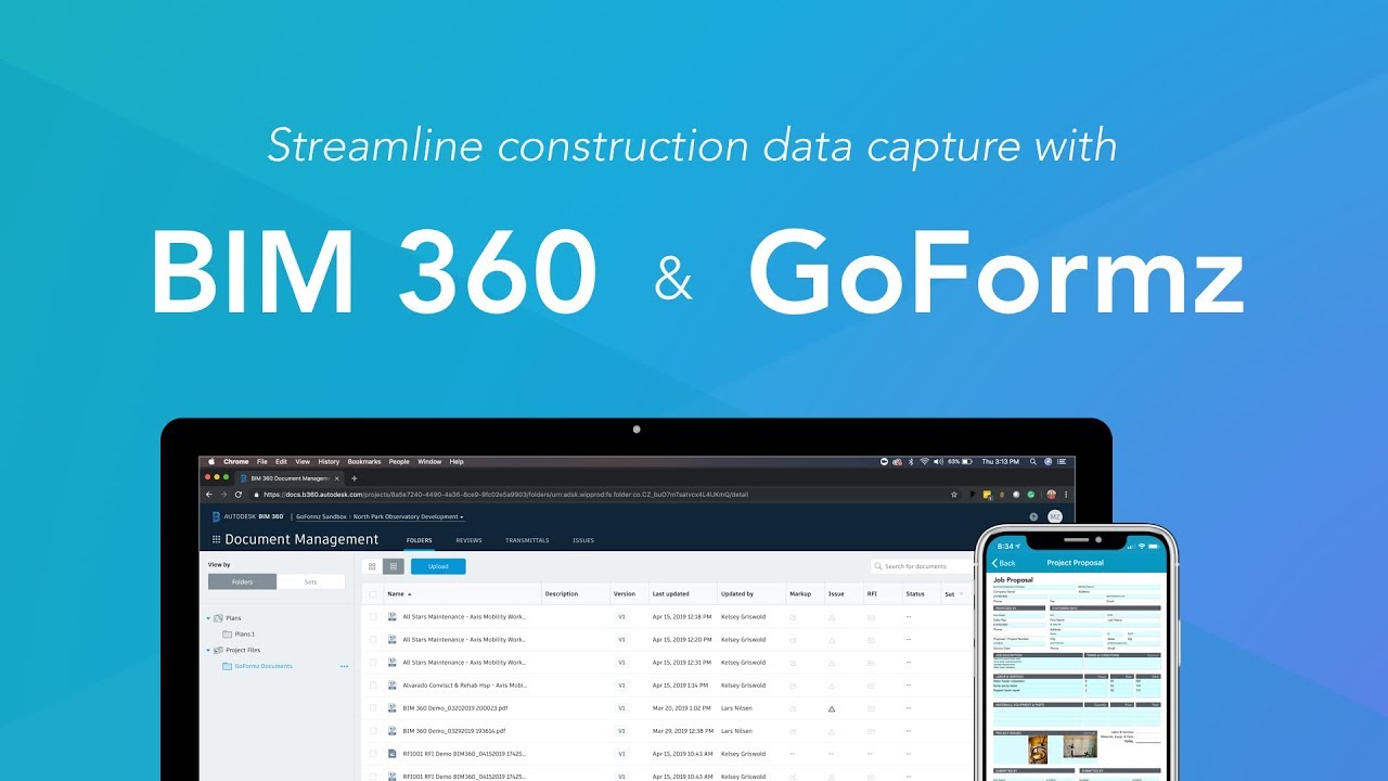 Integrate GoFormz and BIM 360