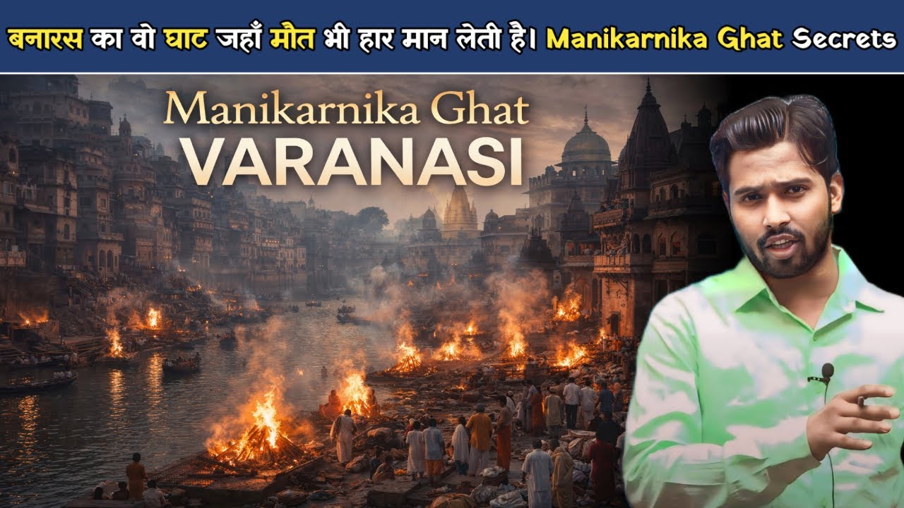 बनारस का वो घाट जहाँ मौत भी हार मान लेती है जहाँ जीवन और मृत्यु आमने-सामने खड़े हैं Manikarnika Ghat