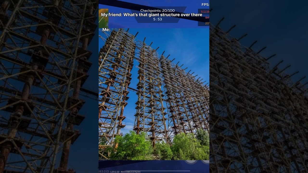 Duga Radar #wtm#chernobyl#soviet#warthundermobile#warthundermobilegameplay 