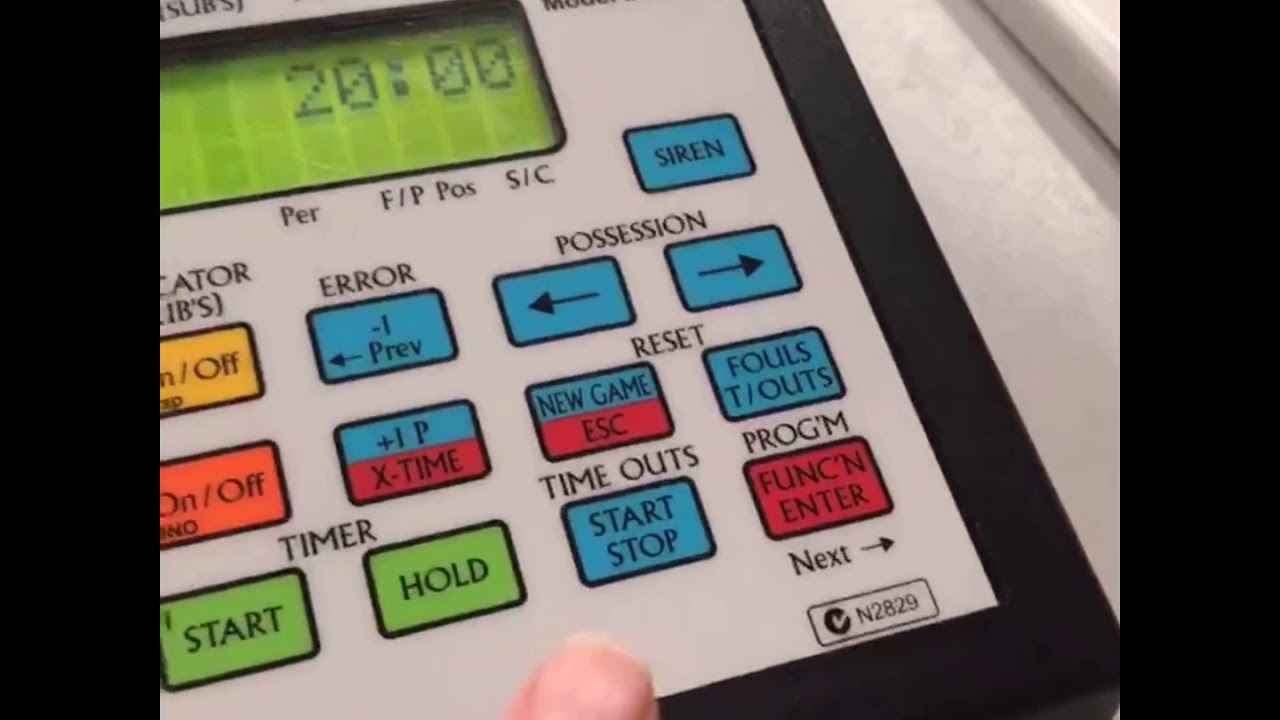 How to use score console - Basketball Illawarra Referees