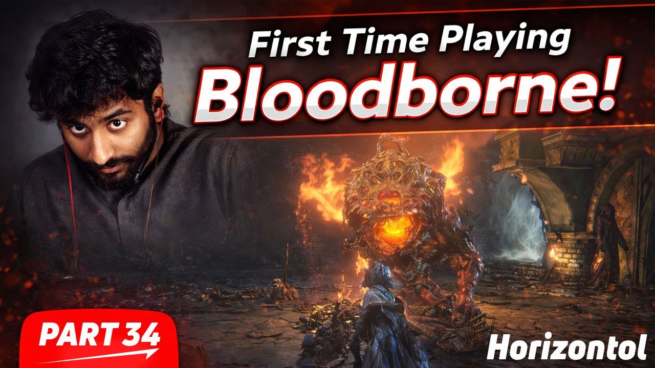Live Bloodborne | 34th Part | Horizontal | #fromsoftware #bloodborne #gaming #zidionfire