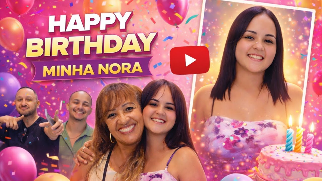 Antes da viagem de Carnaval,  viemos comemorar o aniversário da minha nora querida 
