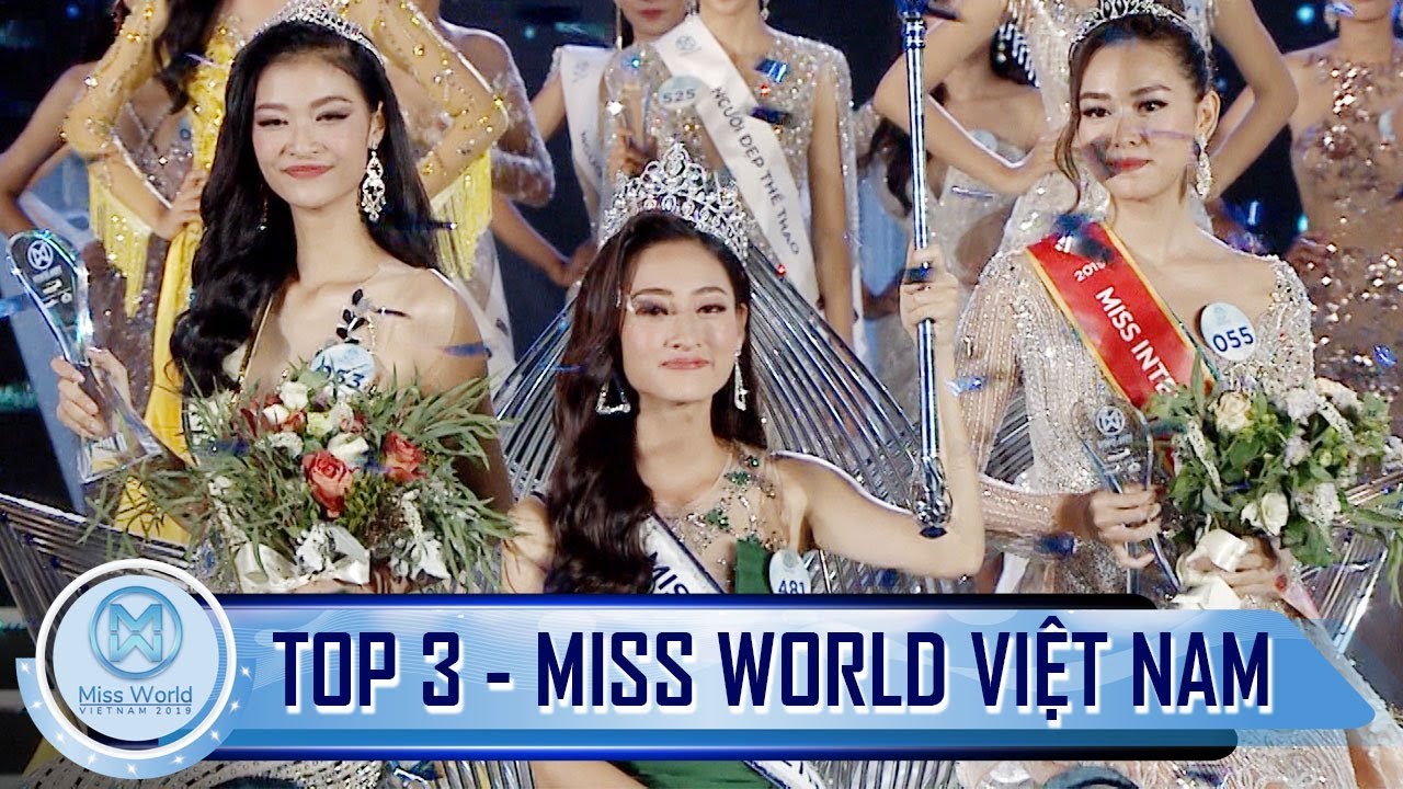 Top 3 Miss World Việt Nam 2019 - Hoa Hậu Lương Thuỳ Linh