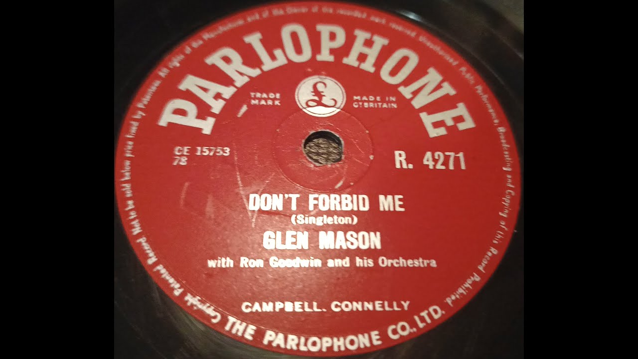 Dont Forbid Me - Glen Mason - 78rpm