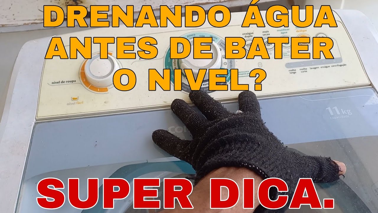 LAVADORA CONSUL FACILITY JOGA AGUA FORA ANTES DE DA O NÍVEL PRA BATER.