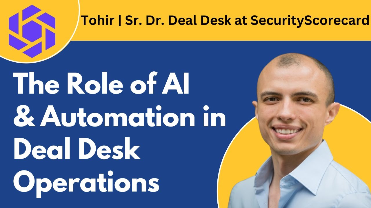 Ep21: SaaS Pricing & Role of AI in Deal Desk Ops with Tohir, Sr Dr, Deal Desk at SecurityScorecard