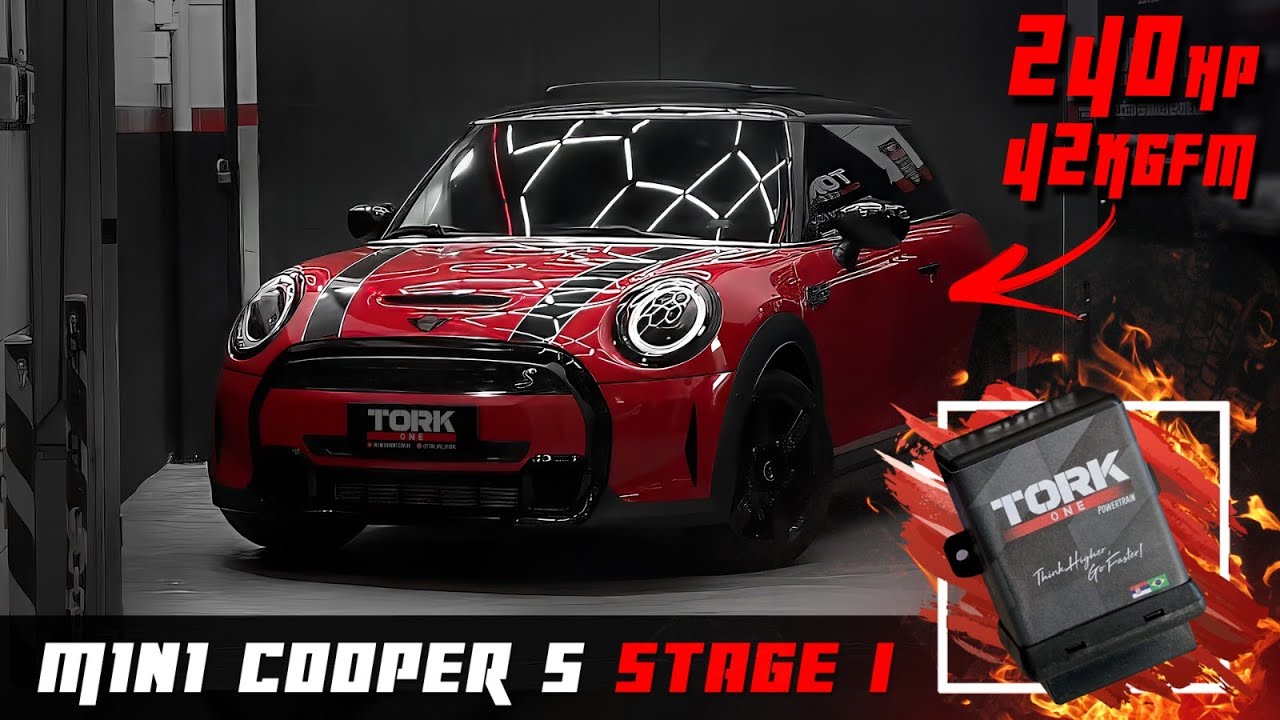 MINI COOPER S 2023 COM PIGGYBACK TORK ONE!