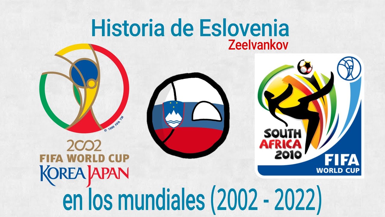 Historia de Eslovenia en los mundiales 2002 - 2022 (Countryballs)