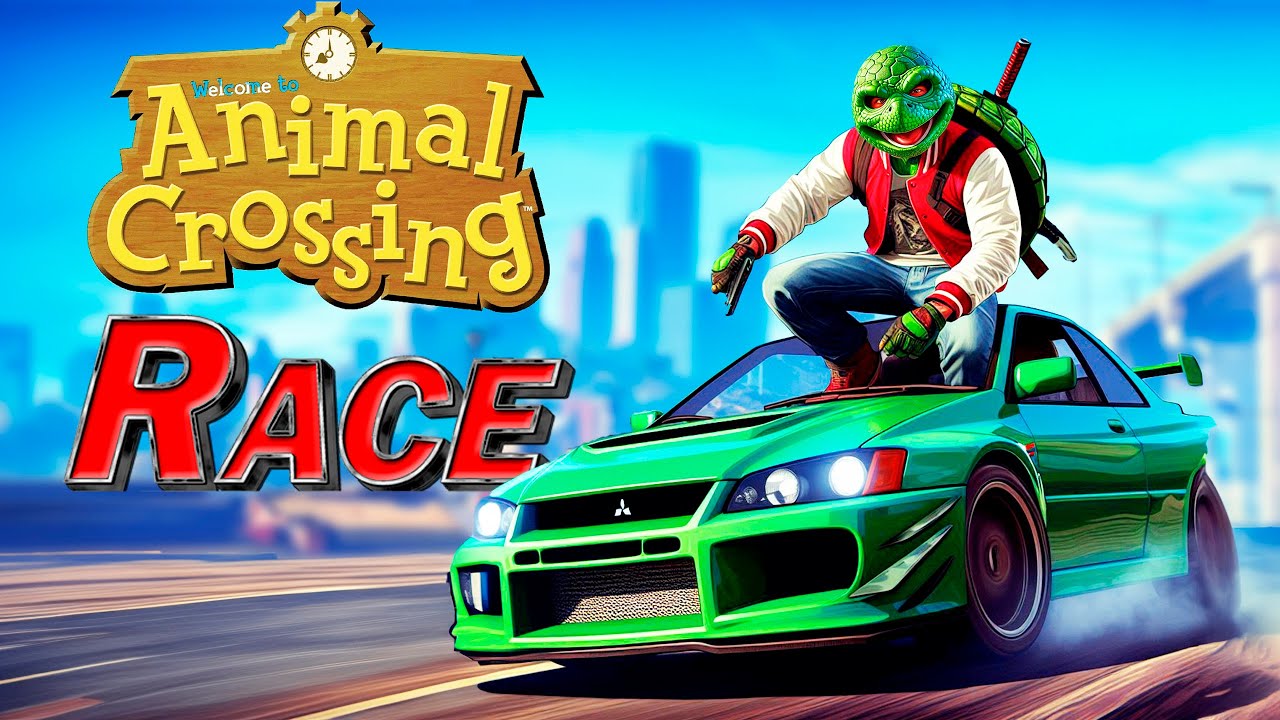 🔴 - GTA V life - ANIMAL CROSSING RACE!!! quien ganara??