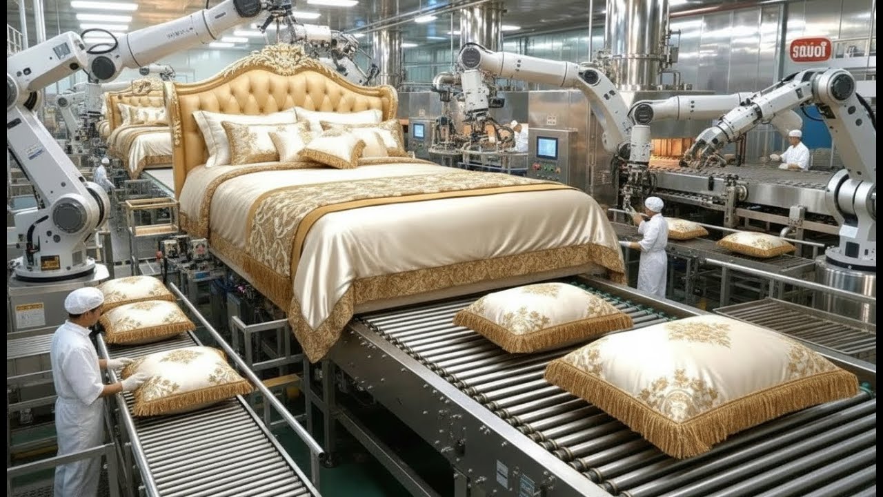 Inside a Modern Mattress and Bedding Factory   Truly Wonderful and Elegant Products for Your Home
