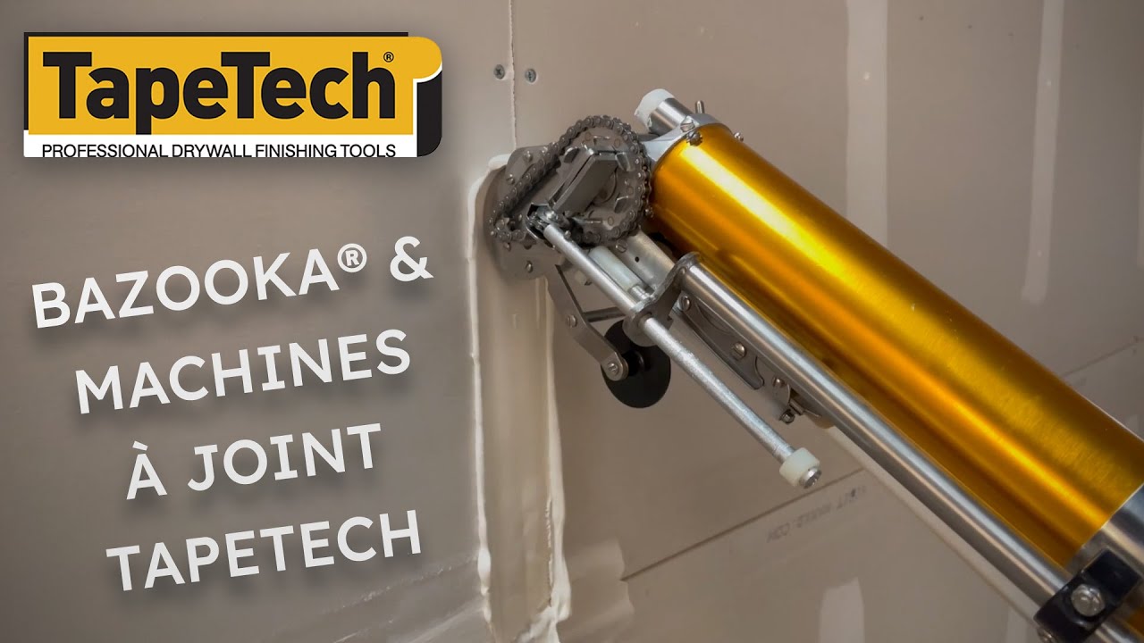 Bazooka® Tapetech & machines à joint de placo | Krenobat