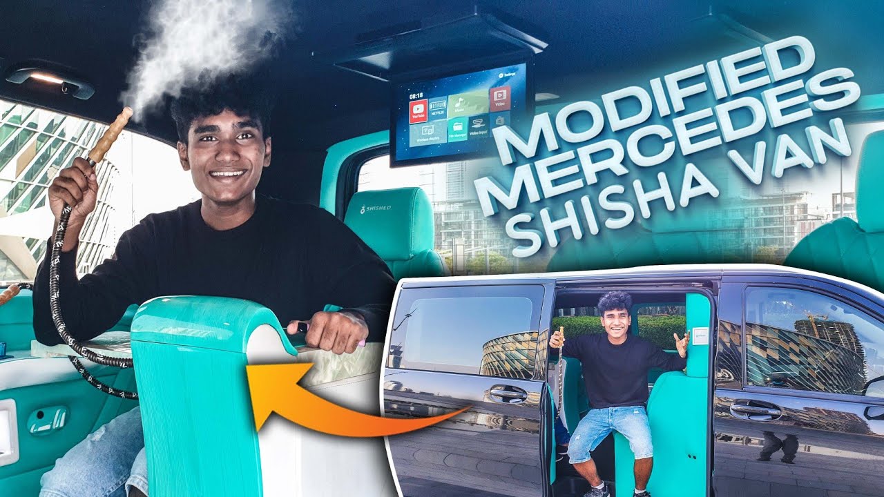 100,000$ MERCEDES VAN MADE FOR SMOKING SHISHA