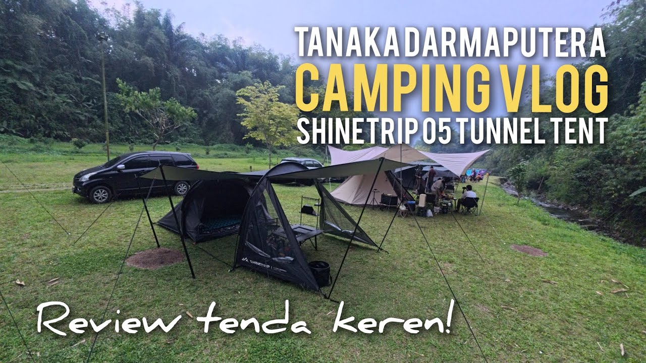 CAMPING VLOG | REVIEW TENDA YANG COCOK BUAT MOTOCAMP & SOLOCAMP | SHINETRIP 05 TUNNEL TENT #CAMPING