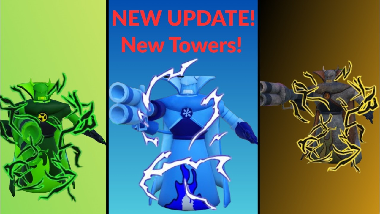 WORLD DEFENDERS: 3 NEW TOWERS!