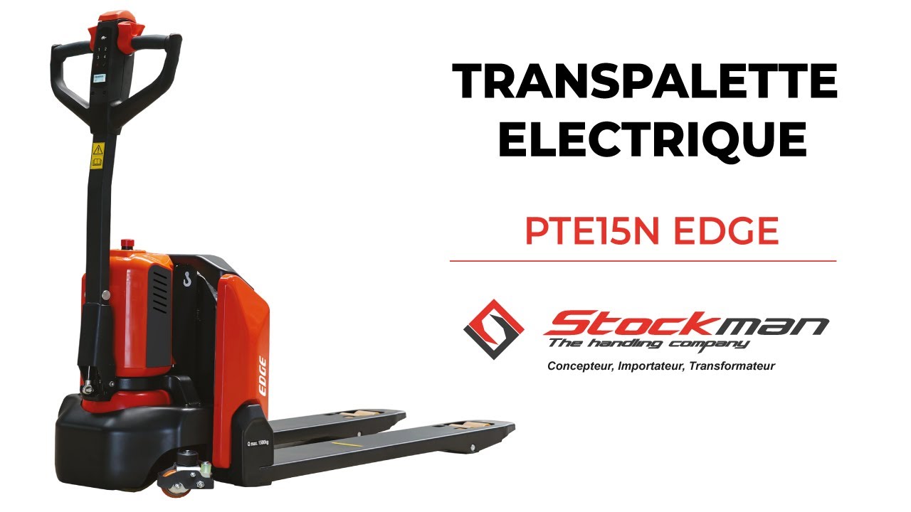 TRANSPALETTE ELECTRIQUE 1,5 T PTE15N EDGE - STOCKMAN