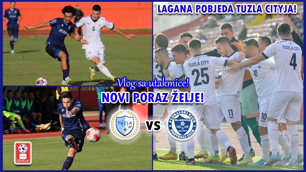 ŽELJEZNIČAR U KRIZI, PORAZ OD CITYJA, MANIJACI NEZADOVOLJNI!  Tuzla City - Željezničar Vlog 🔵⚪