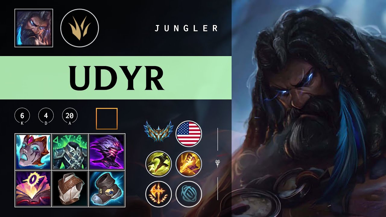 Udyr Jungle vs Elise - NA Challenger Patch 26.02