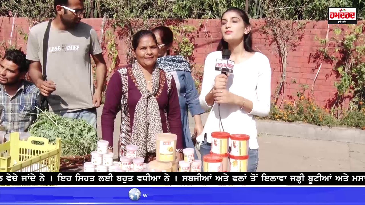 Organic vegetables and fruits market in Chandigarh | Hamdard Tv |