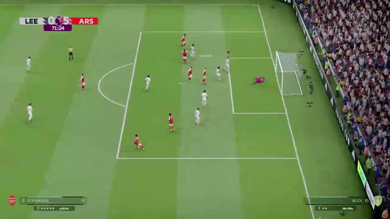 Premier League Leeds United VS Arsenal PS4