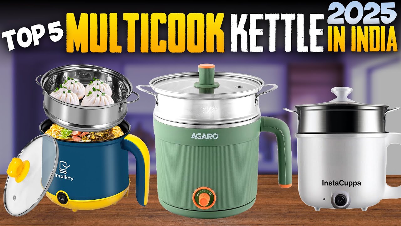 Top 5 Best electric kettle 2025 | best multipurpose electric kettle⚡multipurpose electric kettle