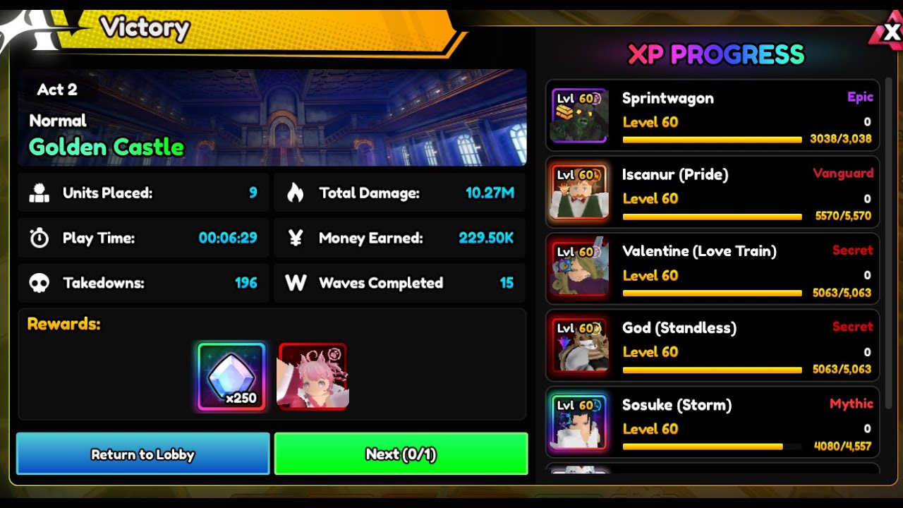 Worldline Floor 46 - 50 Full Gameplay | Anime Vanguards