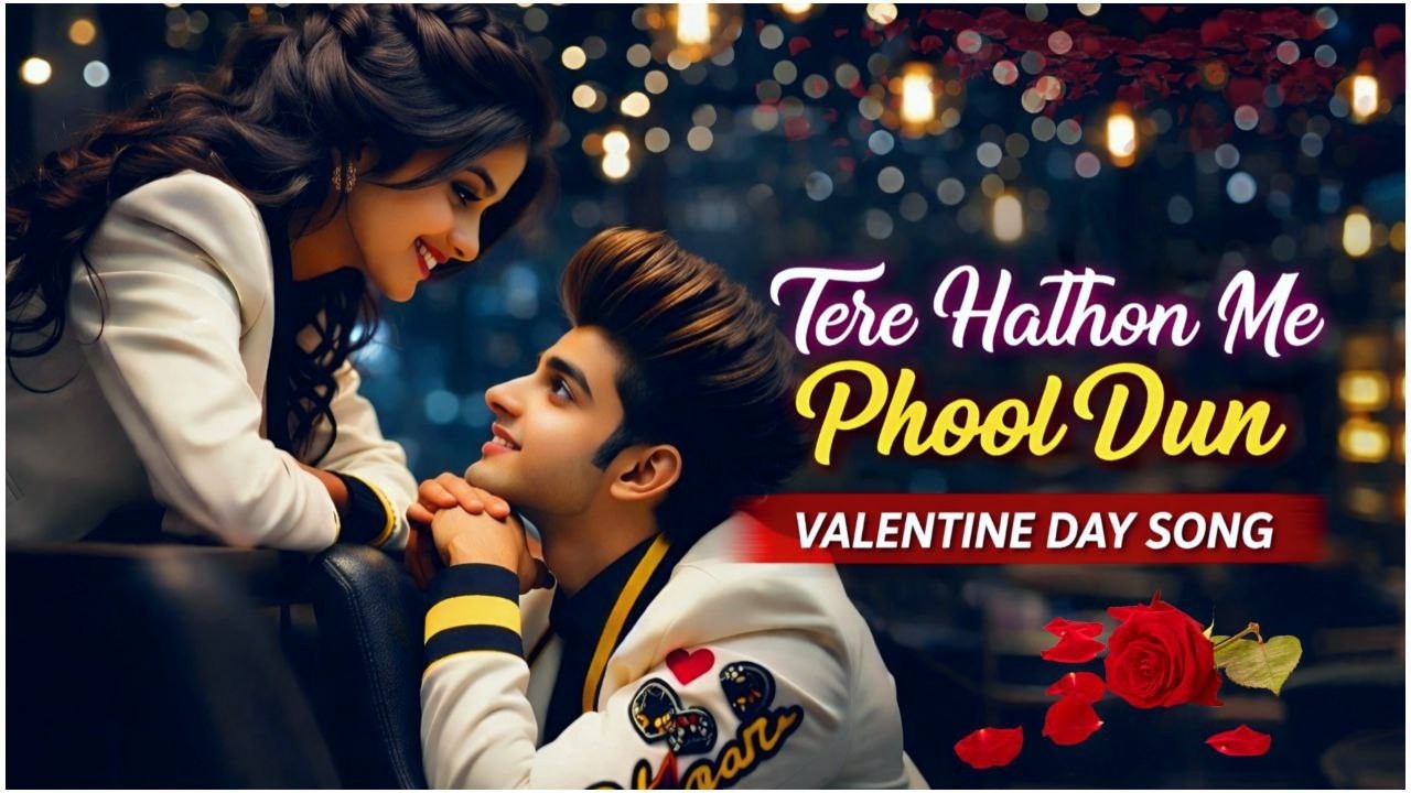 Tere Hathon Me Phool Dun 🌹 | Valentine’s Day Special Romantic Song 2026 ❤️ | Love Melody