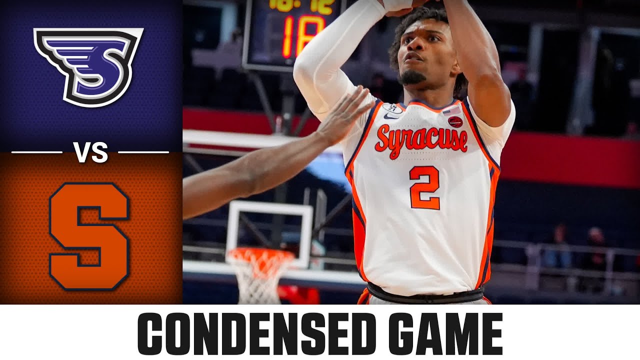 Stonehill vs. Syracuse Condensed Game | 2025-26 ACC Men’s Basketball