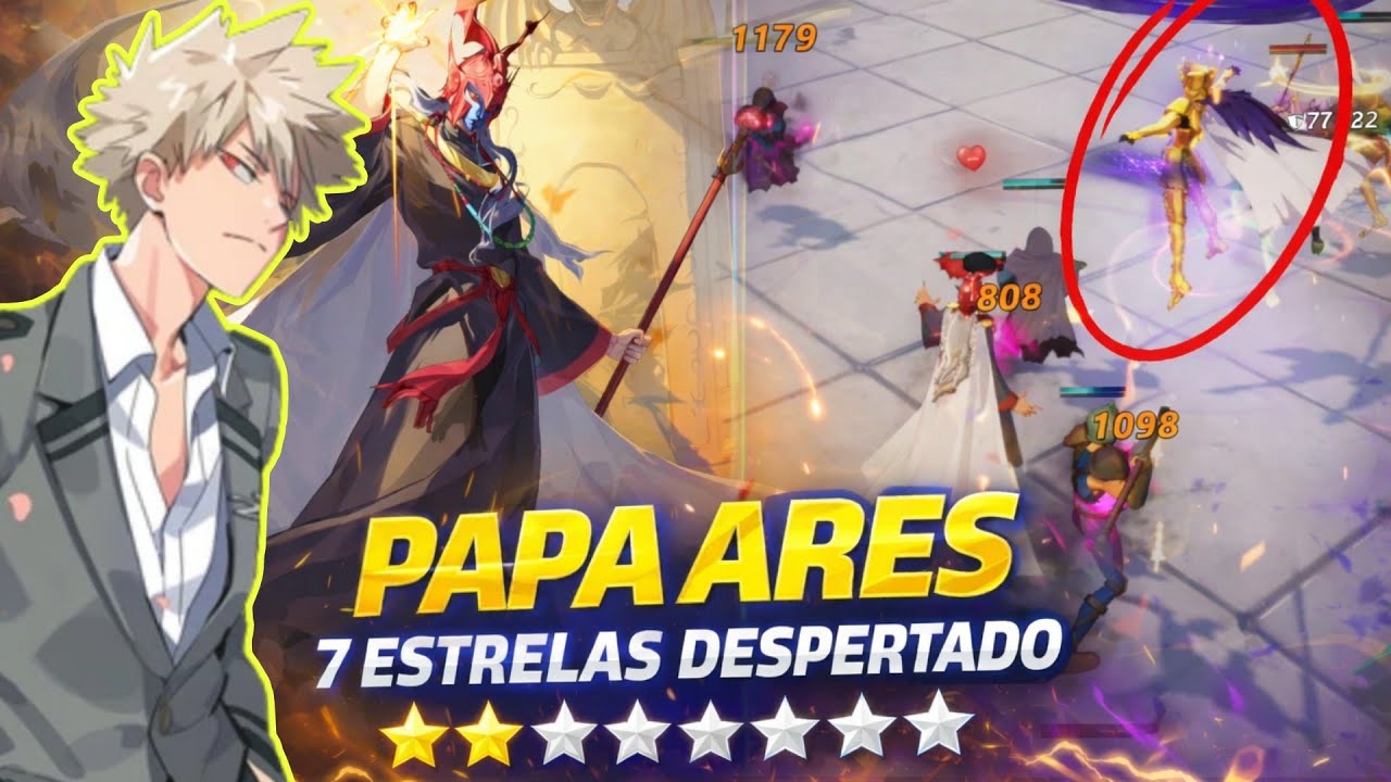 PAPA ARES 7 ESTRELAS DESPERTADO NO SAINT SEIYA EX