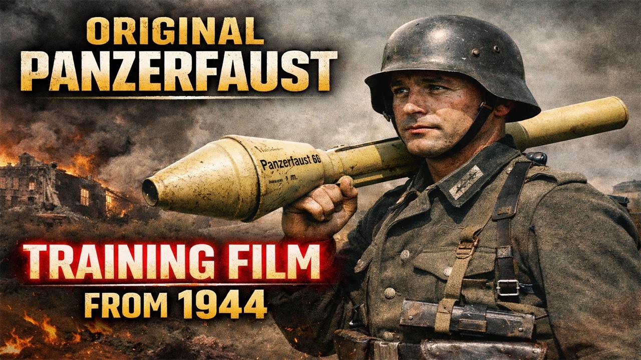 Original Panzerfaust Training Film 1944 | Rare WWII German Anti Tank Weapon Footage