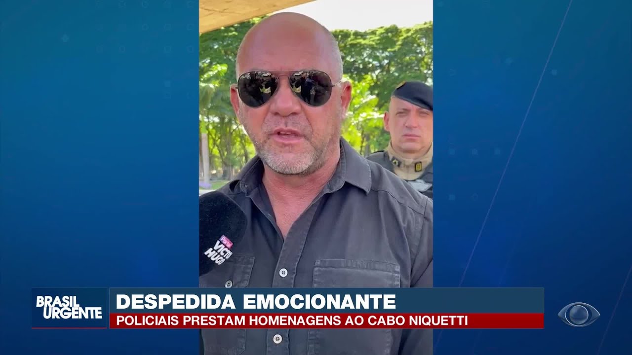 Policiais do Paraná prestam homenagem ao cabo Niquetti